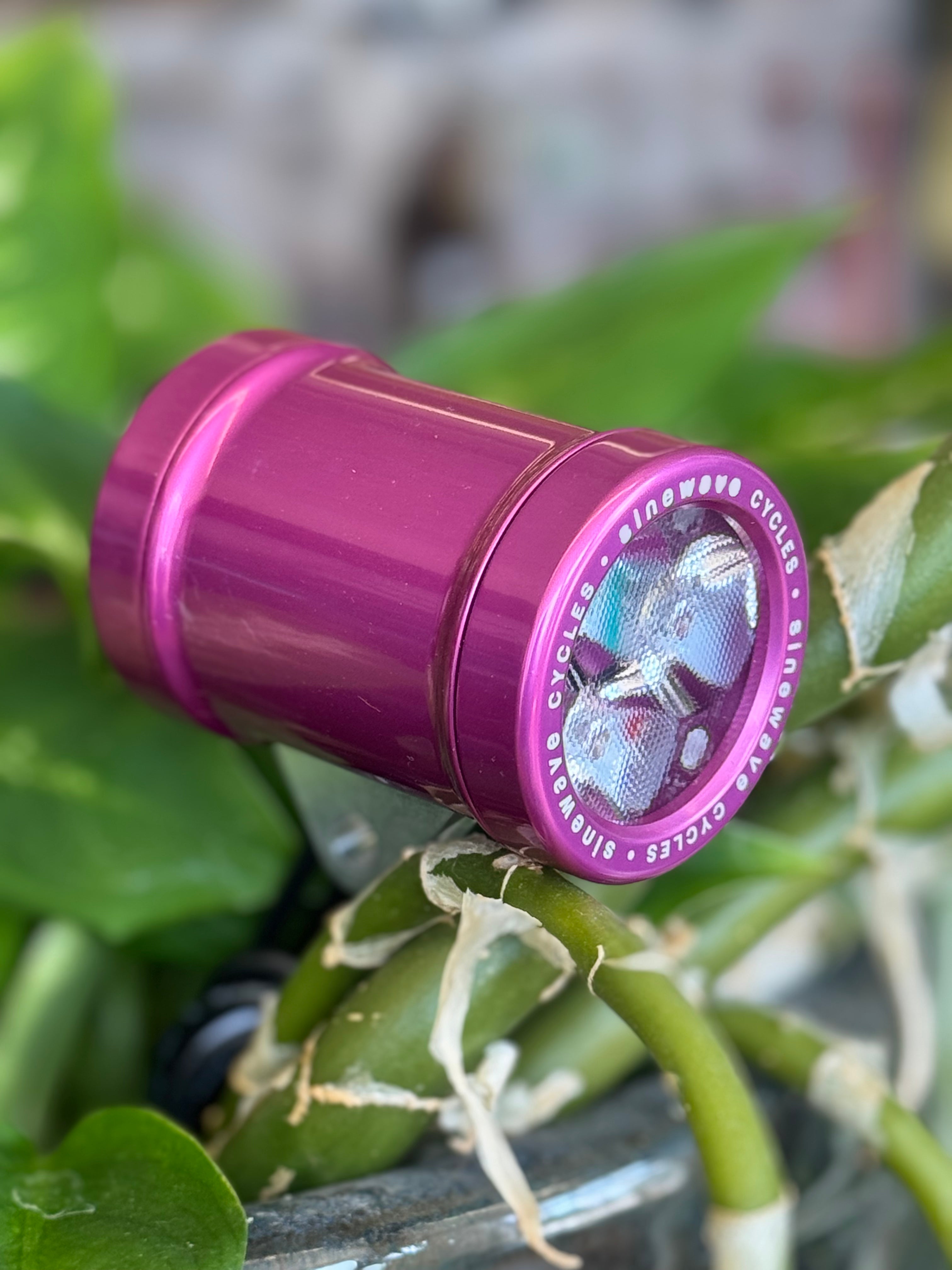 Sinewave Beacon 2 Headlight + USB charger (Pink)