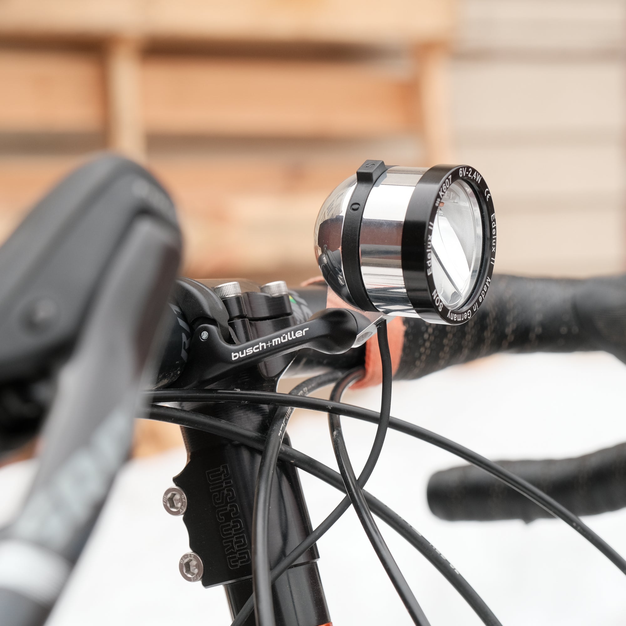 Busch and Muller Handlebar Mount for Dynamo Light 35mm bars