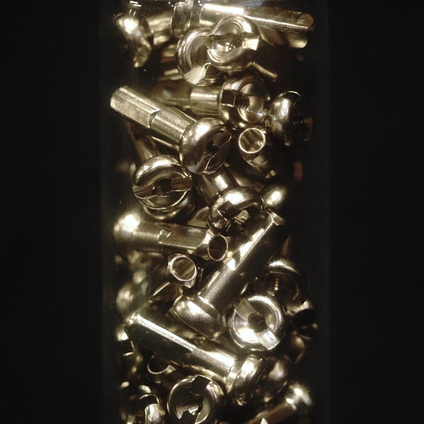 Pillar Silver or Black Brass Nipples