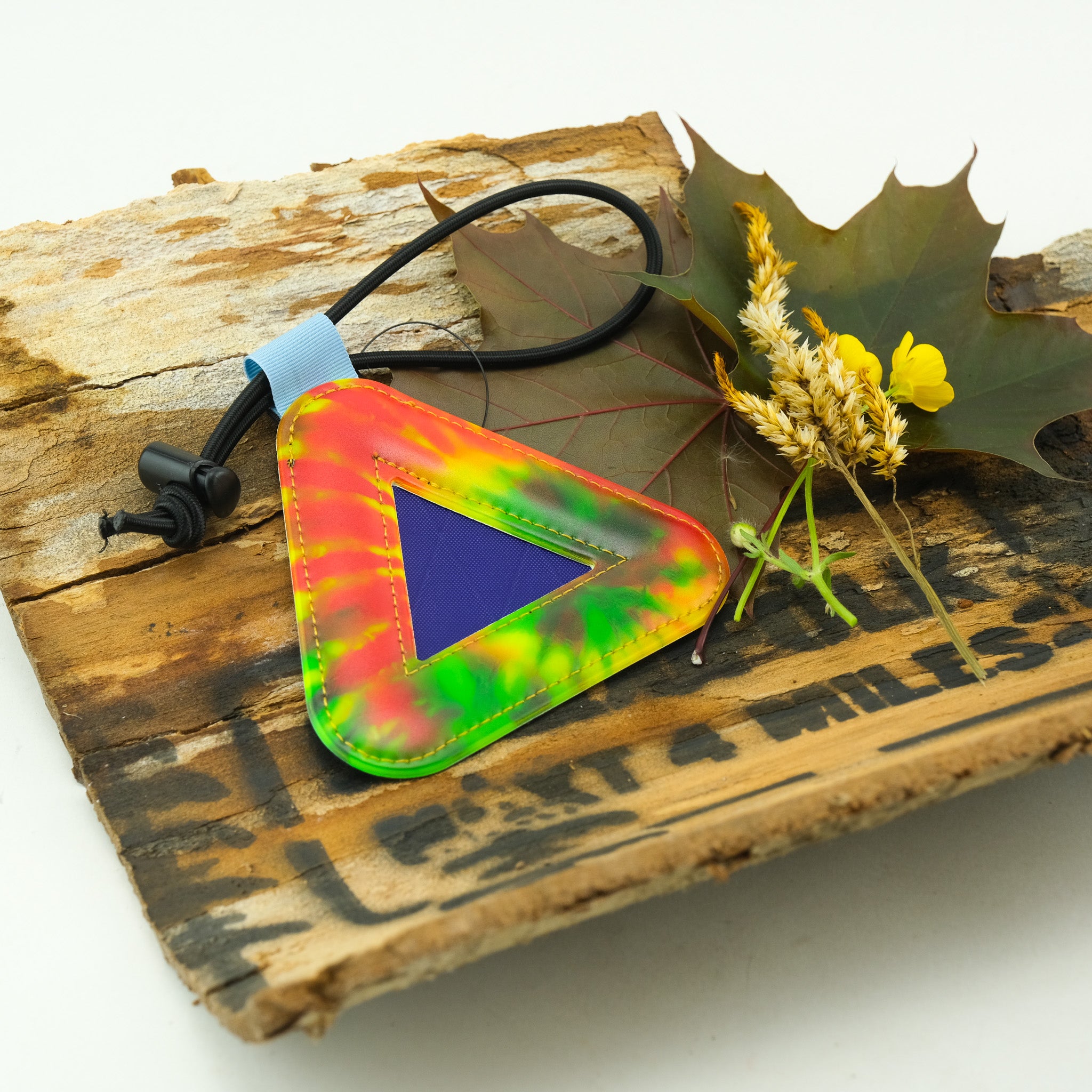 Blue Lug Tye-Dye Triangle Reflectors