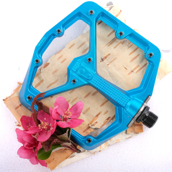 crankbrothers stamp 7 large pedals Crankbrothers Stamp 7 Pedals (Blue)