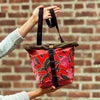Fifth Season Canvas Bulldog Front Handlebar Bag (Rose / Tulip / Olive)