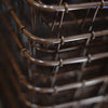 Wald Medium Basket - No Hardware Silver and Black