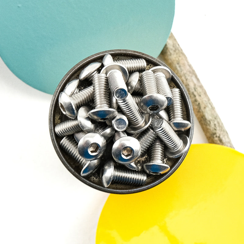 Button Head Bolts (M5 for water bottle bosses)
