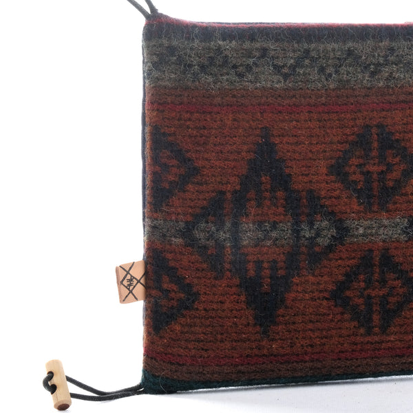 Fifth Season Canvas: Pat Mat (Navy/ Brown / Wool)