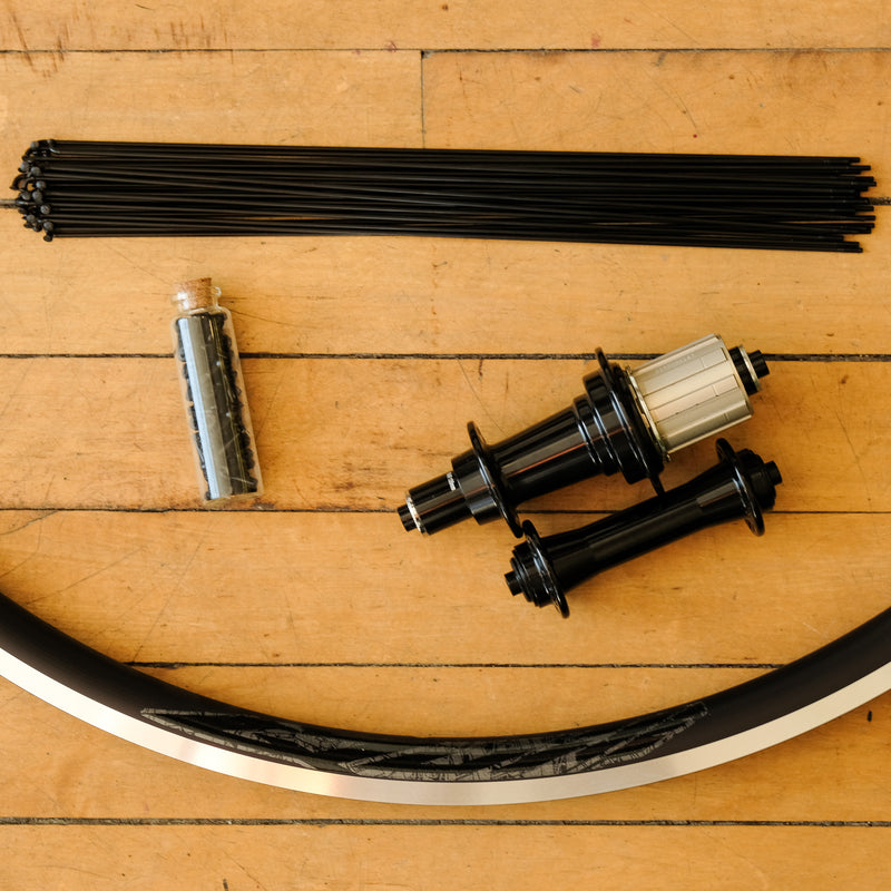 Analog Built Rim Brake Road / Gravel Wheelset (Bitex Road Hubs / Velocity Quill Rims)