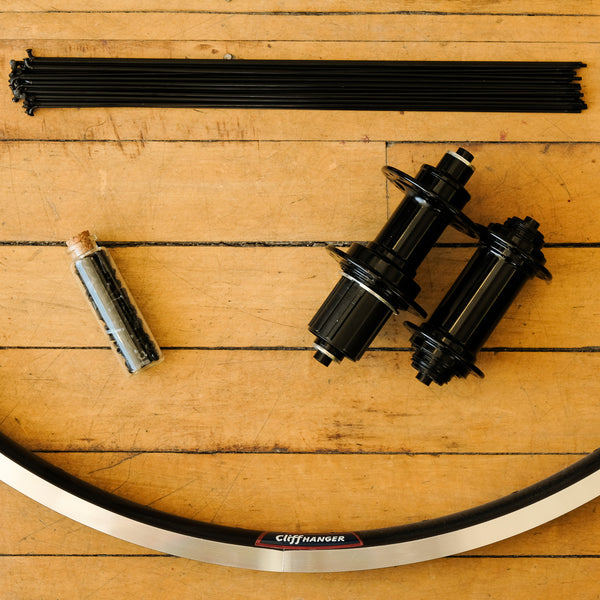 Analog Built Rim Brake Touring Wheelset (Bitex Touring Hubs, Velocity Cliffhanger Rims)