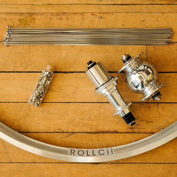 Analog Built Rim Brake Dynamo Wheelset (Bitex rear hub, Schmidt front hub, Rollcii rims)