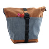 Fifth Season Canvas Bulldog Front Handlebar Bag (Navy / Striped Denim / Redwood)