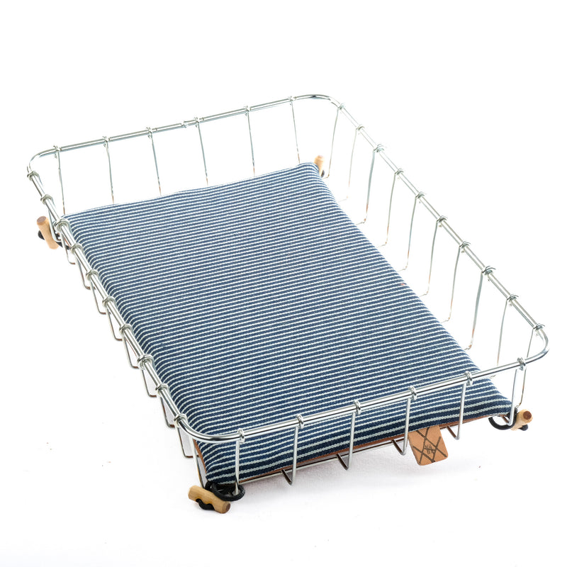 Fifth Season Canvas: Pat Mat (Striped Denim / Redwood)