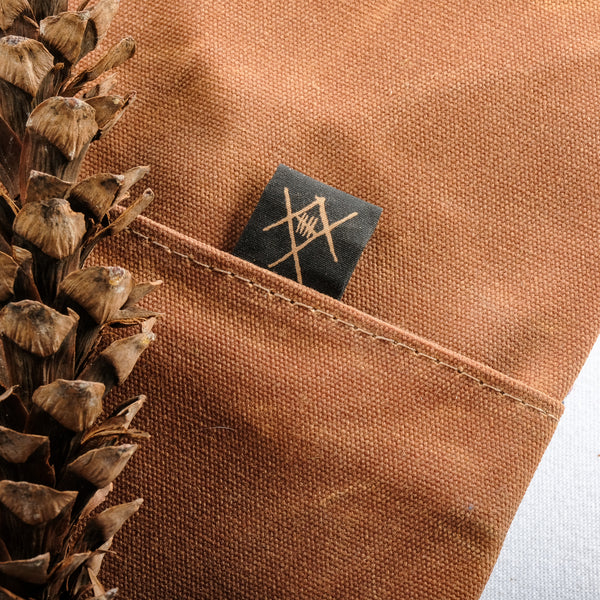 Fifth Season Canvas: Pat Mat (Striped Denim / Redwood)