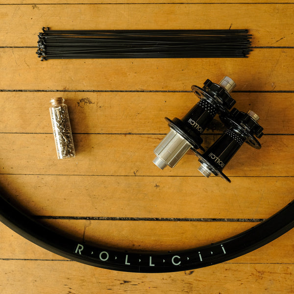 Analog Built Boost Mountain Wheelset (Rollcii 6 bolt hubs, Rollcii MTA30 Rims)