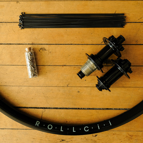 Analog Built Mountain Boost Wheelset (Bitex 6 bolt BX211 hubs, Rollcii MTA30 Rims)