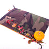 Fifth Season Canvas: Pat Mat for Wald LARGE 139 baskets (Orange Wool Top / Camo Bottom)