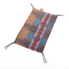 Fifth Season Canvas: Pat Mat for Wald MEDIUM 137 baskets ( Blue, Yellow, Brown and Red Wool Top / Burgundy Bottom)