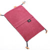 Fifth Season Canvas: Pat Mat for Wald MEDIUM 137 baskets ( Brown, Forest Green and Red Wool Top / Burgundy Bottom)