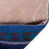 Fifth Season Canvas: Pat Mat for Wald MEDIUM 137 baskets ( Teal, Blue and Purple Wool Top / Brown Bottom)