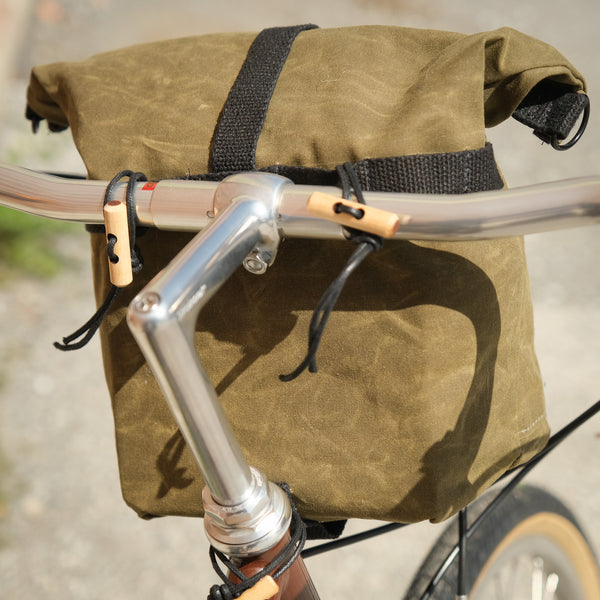 Fifth Season Canvas Bulldog Front Handlebar Bag (Olive)