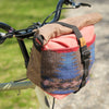 Fifth Season Canvas Bulldog Front Handlebar Bag V2 (Dusty Rose / Blue Wool