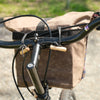 Fifth Season Canvas Bulldog Front Handlebar Bag V2 (Dusty Rose / Blue Wool
