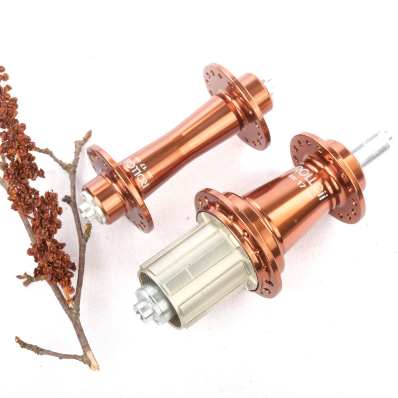 Rollcii RC17 Rim Brake Hubset (Various colors)