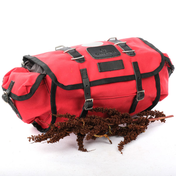 Carradice Barley Saddle Bag (Red with Black Straps)