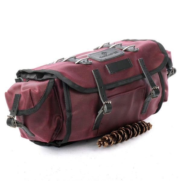 Carradice Barley Saddle Bag (Burgundy with Black Straps)