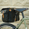 Carradice Camper Long Flap Saddle Bag (Green with Honey Straps)