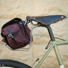 Carradice Barley Saddle Bag (Burgundy with Black Straps)