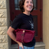 Fifth Season Canvas Fanny Allen Hip Sack (Burgundy)
