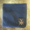 Fifth Season Waxed Canvas Wallet (Navy / Rose / Burgundy)