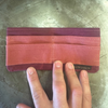 Fifth Season Waxed Canvas Wallet (Navy / Rose / Burgundy)