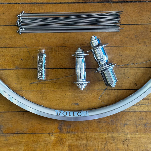 Analog Built White Industries / Rollcii Rim Brake Gravel / Touring Wheelset