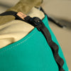 Fifth Season Canvas Bulldog Front Handlebar Bag V3 (Natural / Emerald / Olive)