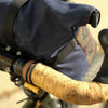 Fifth Season Canvas Bulldog Front Handlebar Bag V3 (Brown / Grey Wool / Navy)