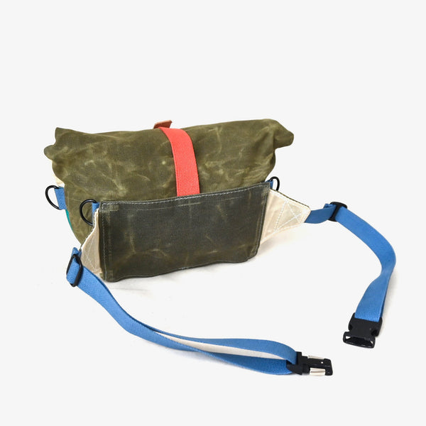 Fifth Season Canvas Fanny Allen Hip Sack (Natural / Emerald Green / Olive)