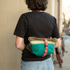 Fifth Season Canvas Fanny Allen Hip Sack (Natural / Emerald Green / Olive)