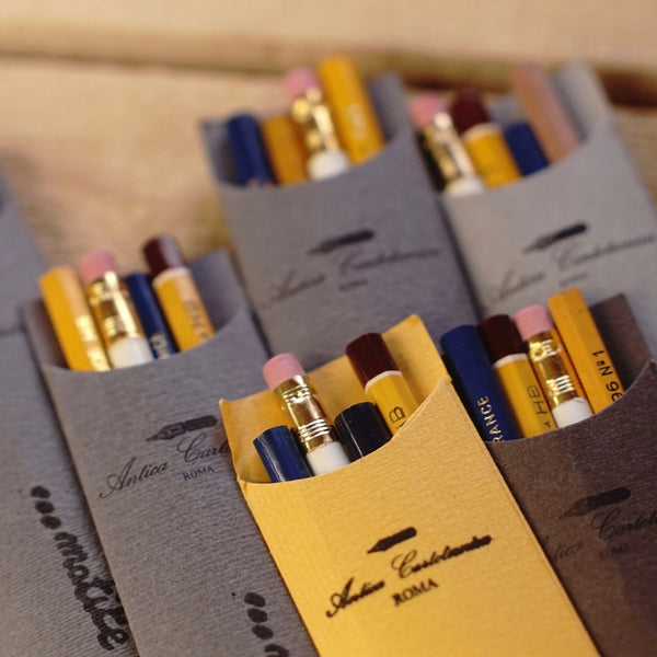 Antica Cartotecnica Set of 4 Vintage Pencils